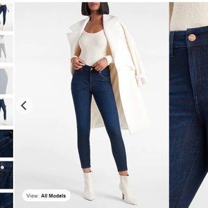 NWT Express Mid Rise FlexX Dark Wash Skinny Jeans